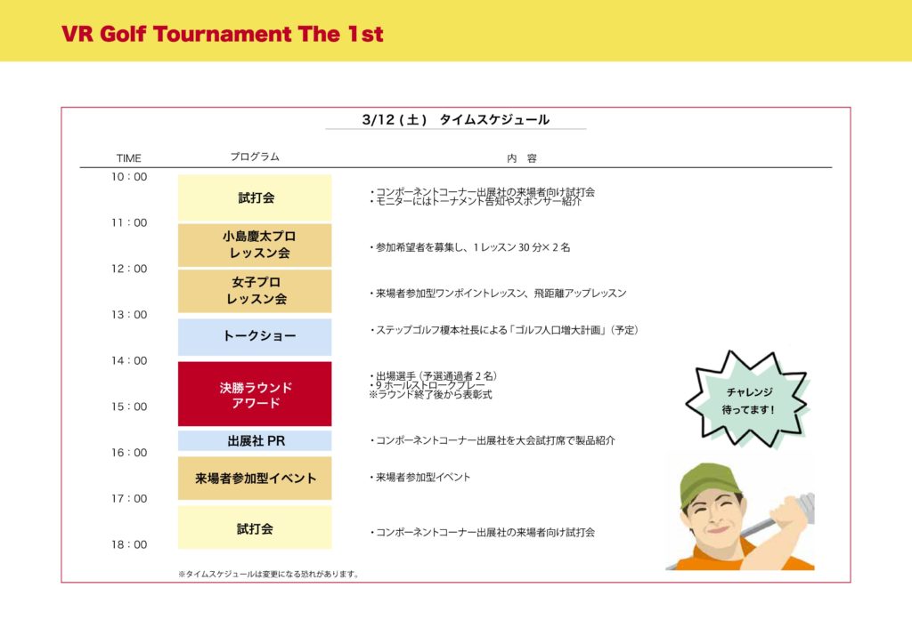 JVGA 日本バーチャルゴルフ協会 202201 VR Golf Tournament The 1st 開催案内 P5